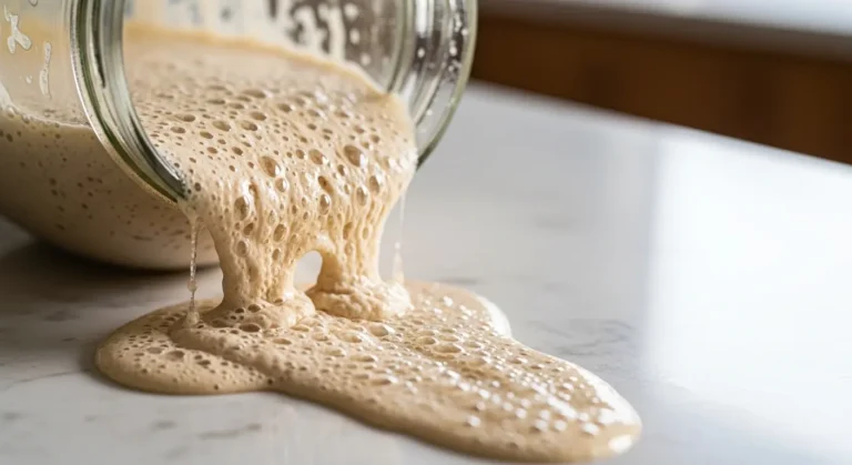 Por que seu fermento natural explodiu