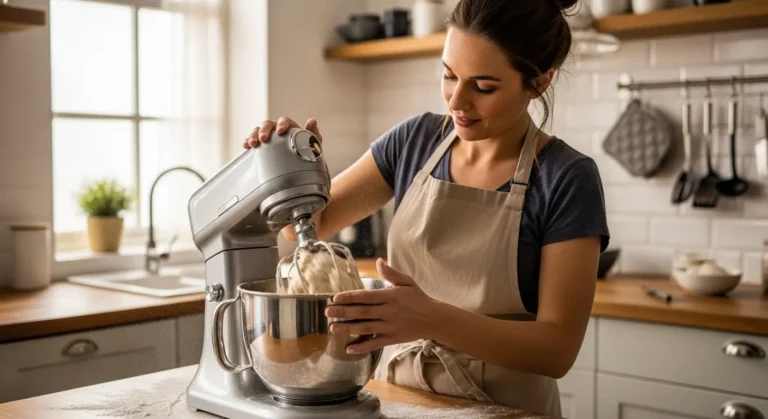 Por que sua massa sai quente e pegajosa da batedeira