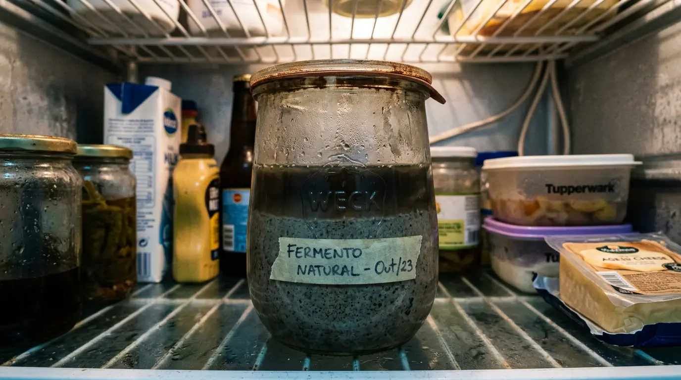 Como recuperar um fermento natural esquecido por meses na geladeira