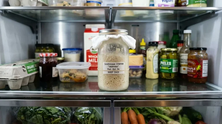 Quanto tempo o levain pode ficar na geladeira sem ser alimentado